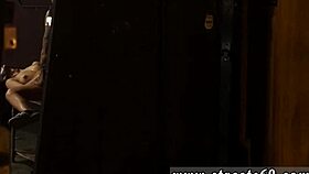 I submit to Gina's petite tattooed body as her first-time sex slave in extreme domination.