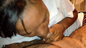 Sloppy Oral Fun With Wife.