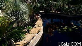 Cuties engage in licking activities in a neutral setting