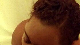 i love that shower head feelin' on my monster cock