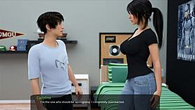 15 - milfy city - v0 6e - part 15 - boris has erection in front of his older stepsister dubbing