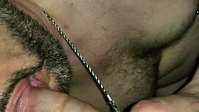 At the party, blowing my friend zach with big cock action.