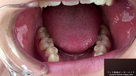 Teeth Fetish Exploration with Unique Saliva Play Today