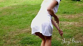 Hot tennis coach deepthroats my cock! 🔥