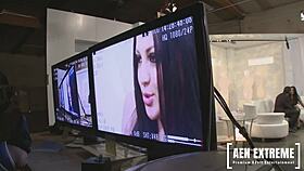 Audrey Bitoni with big tits enjoys fucking.