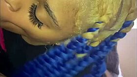 Pov Blowjob With Ebony Slut Sucking Wet Pussy On Webcam