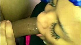 Pov Blowjob With Ebony Slut Sucking Wet Pussy On Webcam