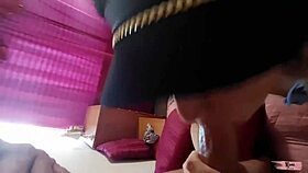 Hot police gives amazing blowjob