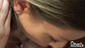 rebecca volpetti and cindy shine share a sloppy kiss