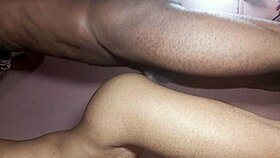 body bliss massage session with oiled teen