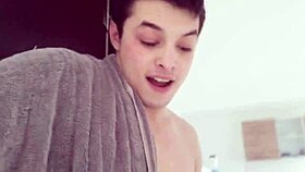 just chilling in the shower before my first porno shoot in cali, colombia, haha!