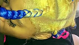 Pov Blowjob With Ebony Slut Sucking Wet Pussy On Webcam