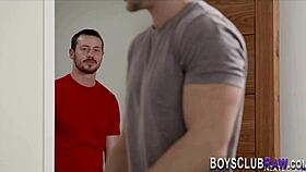 Gay Trio Bareback Fucking with Blowjobs and Handjobs, Hardcore and Rough Amateurs.