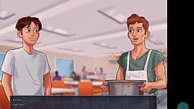 Summertime Saga: Neighbor's Amazing Tits in Roleplay