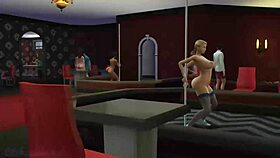 The Sims 4 - mod seks kelab strip gameplay bahagian 3