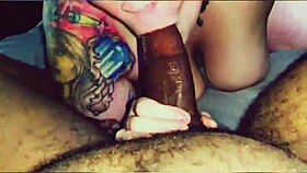 Savannah jones and leroy love share a homemade interracial moment