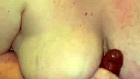 Husband Came Home and Nutted on My Tits