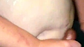 Husband Came Home and Nutted on My Tits