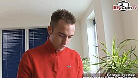 German Natural Busty Girl Fucked at Casting