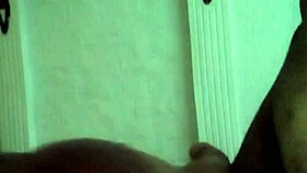 Licking my wife's huge ass.