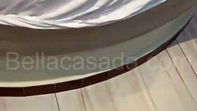 I Watched My Latina Wife Swallow Cum From a Big Black Cock in the Hotel.