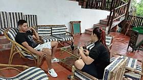 mi cuñada es una mujer caliente y me pide que la folle en secreto, me corro en su pussy