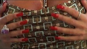 hot slut plays with a vibrator