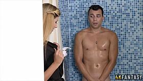 shona rivers enjoys hot shower sex with various positions