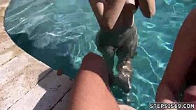 Is this naughty college teen 18+ fucking my pal's sister? POV hardcore taboo action.