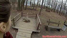 European amateur bends over for raw POV anal pounding.