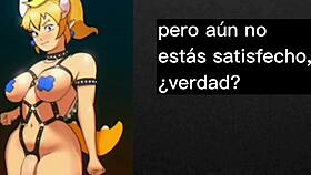 feeling tricked and feminized by futa bowsette in this joi cei sissygasm anal femdom