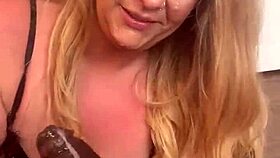 pawg chloe blacc deepthroating huge bbc on her knees