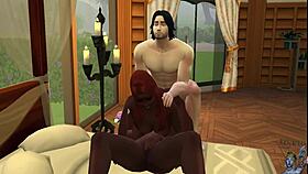 THREESOME WITH BRUNETTES