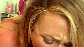 pawg chloe blacc deepthroating huge bbc on her knees