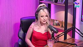 Blonde girl experiences intense multiple orgasms in California.