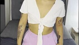 big booty latina slut gets fucked by big white cock in first porn casting