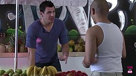 These Hot Women Love Sharing A Big Cock While In The Market