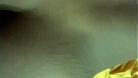 Black girl bent over for doggystyle creampie on monster BBC