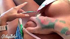 Wanessa Boyer Gets Wild Licking Pussy In Public Uber Ride!