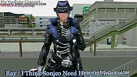 i watched this sexy anime girl get ballbusted in a fight, ryona hentai