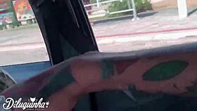 Wanessa Boyer Gets Wild Licking Pussy In Public Uber Ride!