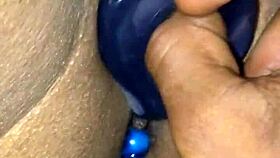 Wet pussy and anal fun with toys 😏