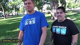 sweet and innocent teen 18+ with big round ass tiffany tatum lets funny guy give her a creampie