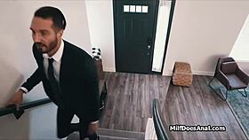 'Anniversary surprise anal!' exclaims the curvy wife.