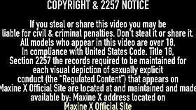 Maxine X Masturbates Both Pussy And Ass In Lingerie