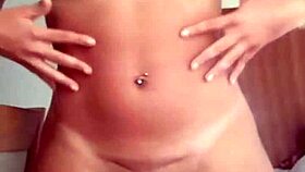 agatha carioca wife strips naked on webcam while her cuckold husband works. she rips clothes off her big tits and ass.