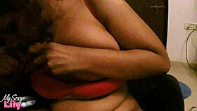 Hot Indian Babe Lily Masturbates Hairy Pussy!