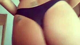 agatha carioca wife strips naked on webcam while her cuckold husband works. she rips clothes off her big tits and ass.