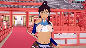 Avatar Korra Delivers Intense Perfect Blowjob In Hentai