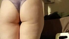 Feet And Sex In Purple Lace Lingerie!